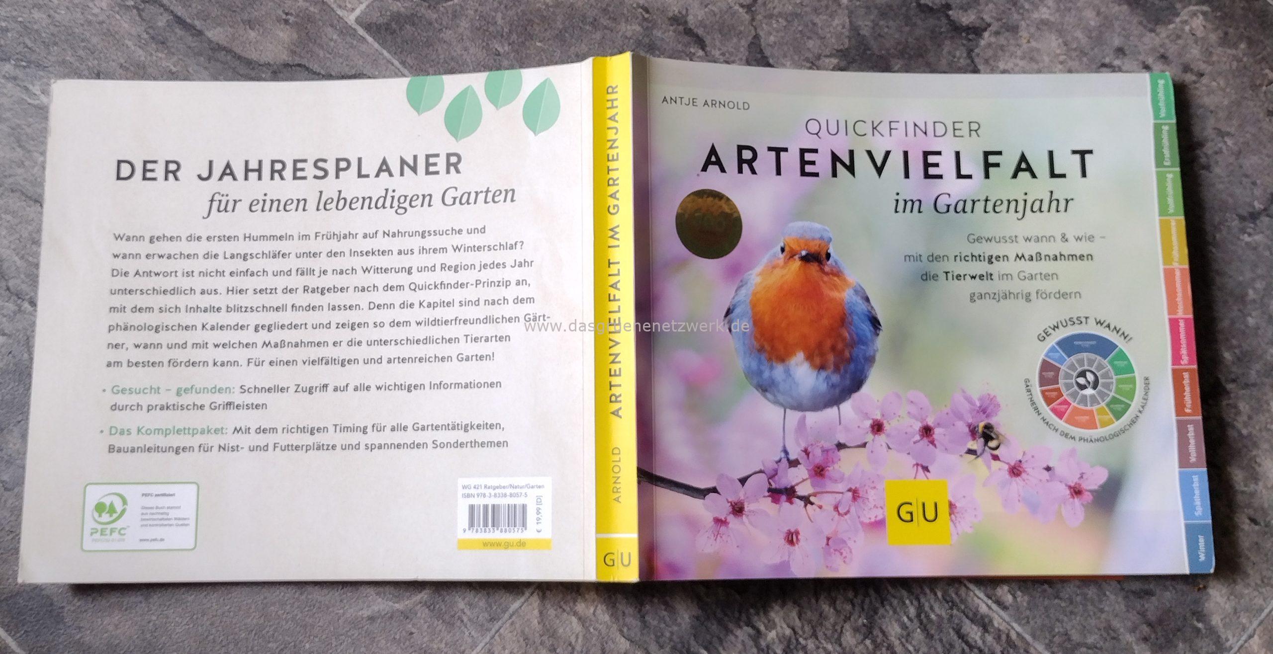 Lesetipp: Quickfinder Artenvielfalt im Gartenjahr